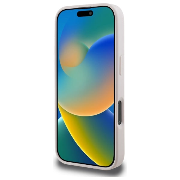 Guess MagSafe dėklas iPhone 16 Pro Max – rožinis