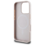 Guess MagSafe dėklas iPhone 16 Pro Max – rožinis