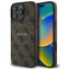 Guess 4G Ring Classic Logo MagSafe Dėklas, skirtas iPhone 16 Pro Max - ruda
