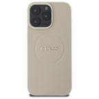 Guess MagSafe dėklas iPhone 16 Pro Max – smėlinis