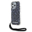 Karl Lagerfeld zebra dėklas iPhone 15 Pro Max – violetinis