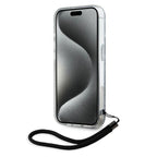 Karl Lagerfeld zebra dėklas iPhone 15 Pro Max – violetinis