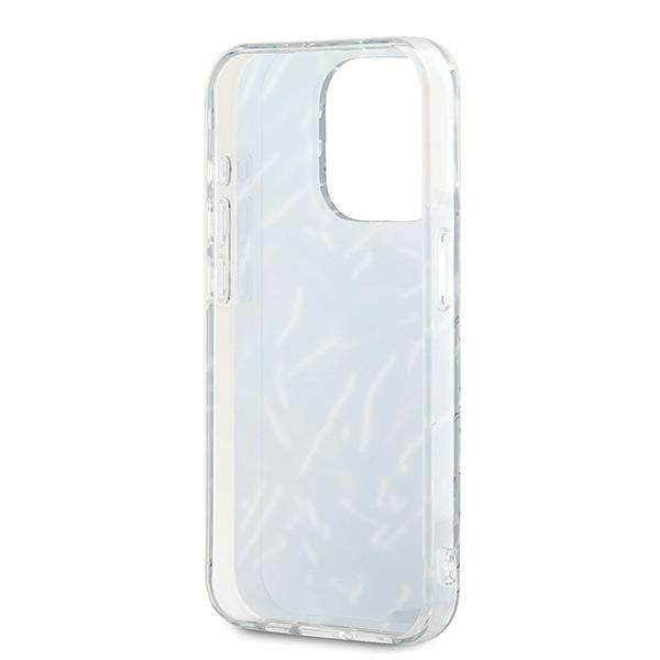 Karl Lagerfeld zebra dėklas iPhone 15 Pro Max – violetinis