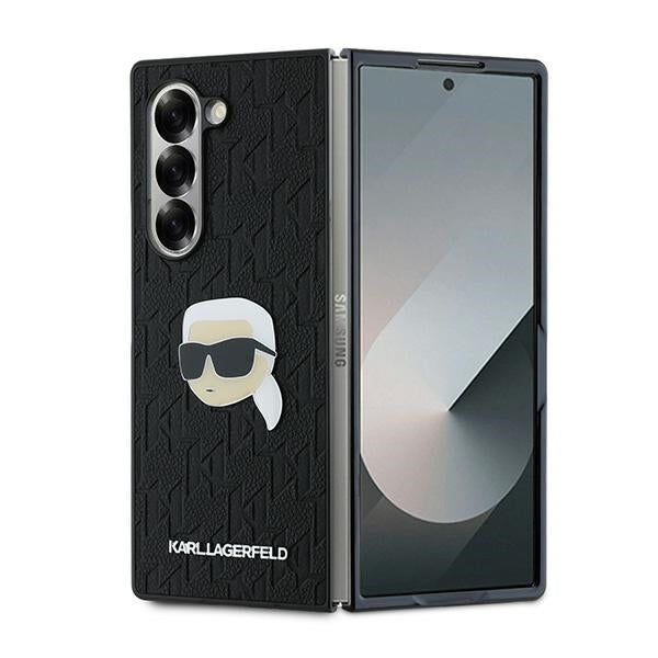 Karl Lagerfeld Saffiano dėklas Samsung Galaxy Z Fold6 – juodas -- Samsung Galaxy Z Fold 6