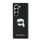 Karl Lagerfeld Saffiano dėklas Samsung Galaxy Z Fold6 – juodas -- Samsung Galaxy Z Fold 6