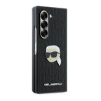 Karl Lagerfeld Saffiano dėklas Samsung Galaxy Z Fold6 – juodas -- Samsung Galaxy Z Fold 6