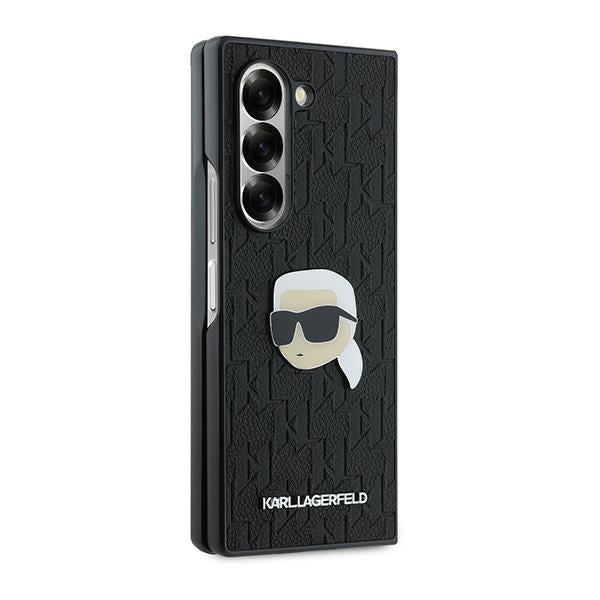 Karl Lagerfeld Saffiano dėklas Samsung Galaxy Z Fold6 – juodas -- Samsung Galaxy Z Fold 6