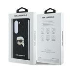 Karl Lagerfeld Saffiano dėklas Samsung Galaxy Z Fold6 – juodas -- Samsung Galaxy Z Fold 6