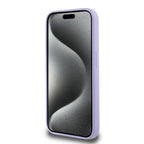 Karl Lagerfeld silikoninis MagSafe dėklas iPhone 15 Pro – violetinis