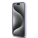 Karl Lagerfeld MagSafe dėklas iPhone 15 – violetinis