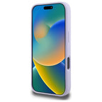 Karl Lagerfeld silikoninis MagSafe dėklas iPhone 16 Pro – violetinis