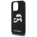 Karl Lagerfeld silikoninis MagSafe dėklas iPhone 16 Pro – juodas -- iPhone 16 Pro