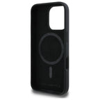 Karl Lagerfeld silikoninis MagSafe dėklas iPhone 16 Pro – juodas -- iPhone 16 Pro