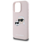 Karl Lagerfeld MagSafe dėklas iPhone 16 Pro – rožinis