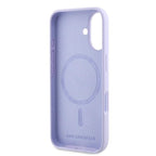 Karl Lagerfeld silikoninis MagSafe dėklas iPhone 16 Plus – violetinis