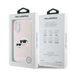 Karl Lagerfeld MagSafe dėklas iPhone 16 Plus – rožinis