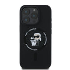 Karl Lagerfeld MagSafe dėklas iPhone 16 Pro Max – juodas