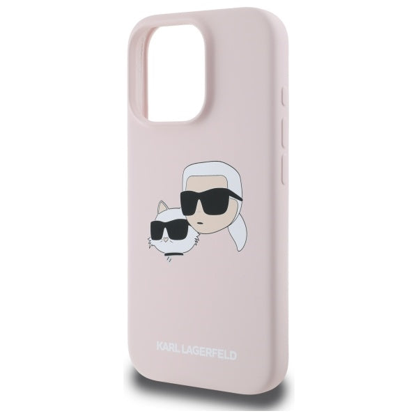 Karl Lagerfeld MagSafe dėklas iPhone 16 Pro Max – rožinis -- iPhone 16 Pro Max
