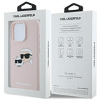 Karl Lagerfeld MagSafe dėklas iPhone 16 Pro Max – rožinis -- iPhone 16 Pro Max