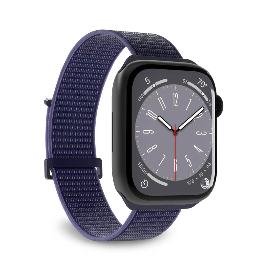Puro Sport nailono dirželis Apple Watch 42 / 44 / 45 / 49 mm - Mėlynas -- Apple Watch
