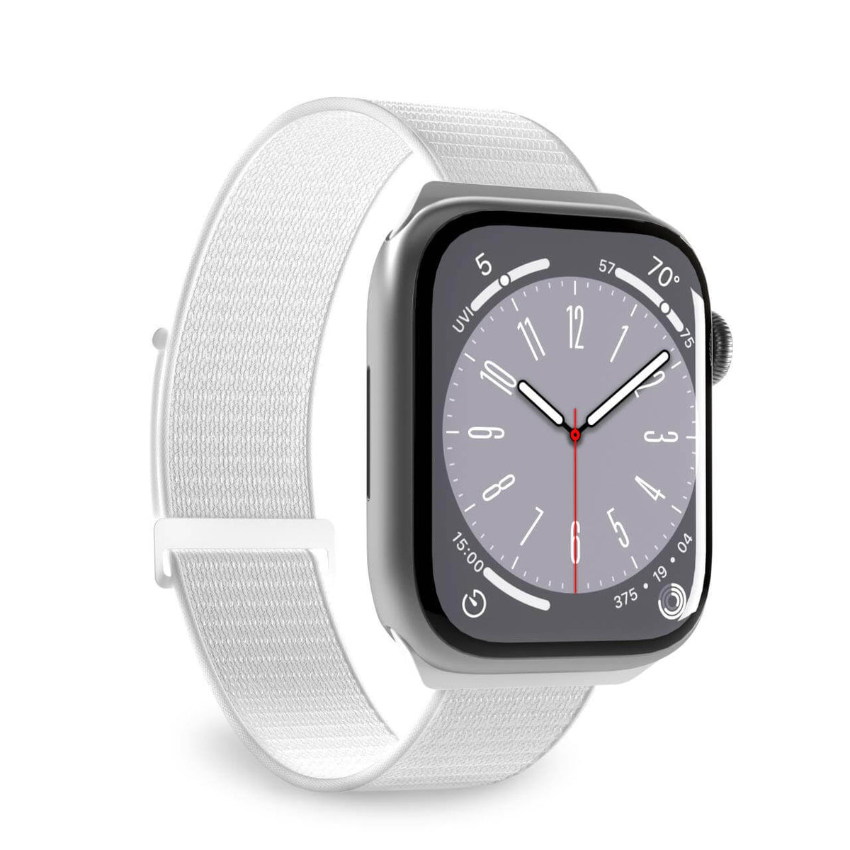 Puro Sport nailono dirželis Apple Watch 38 / 40 / 41 mm - Baltas -- Apple Watch