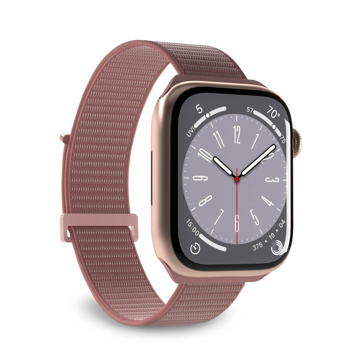 Puro Sport nailono dirželis Apple Watch 38 / 40 / 41 mm - Rožinis -- Apple Watch