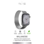 Puro Milanese nerūdijančio plieno dirželis Apple Watch 42 / 44 / 45 / 49 mm - Sidabrinis -- Apple Watch