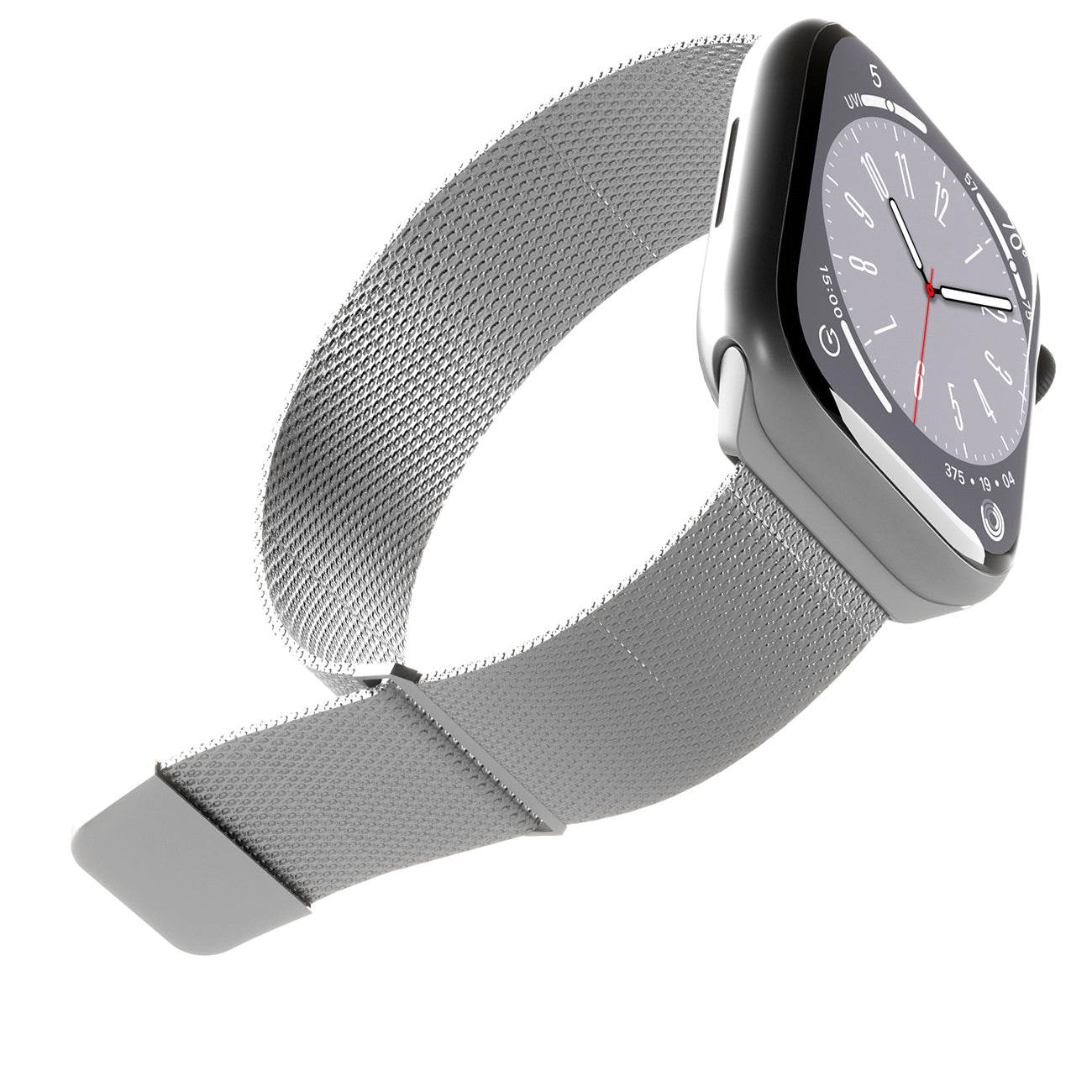 Puro Milanese nerūdijančio plieno dirželis Apple Watch 42 / 44 / 45 / 49 mm - Sidabrinis -- Apple Watch