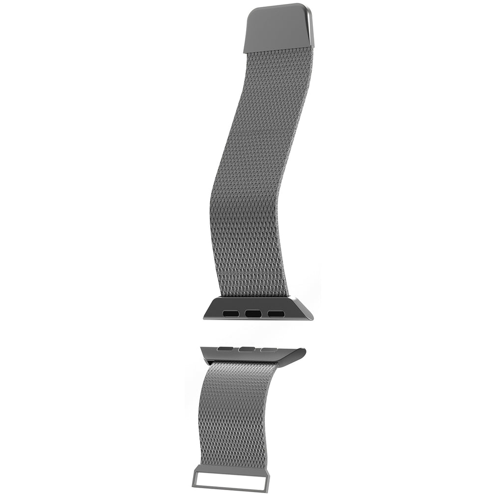 Puro Milanese nerūdijančio plieno dirželis Apple Watch 42 / 44 / 45 / 49 mm - Sidabrinis -- Apple Watch