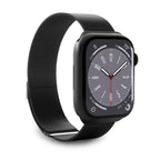 Puro 'MILANESE' laikrodžio dirželis Apple Watch 42-44-45-49m, juodas -- Apple Watch
