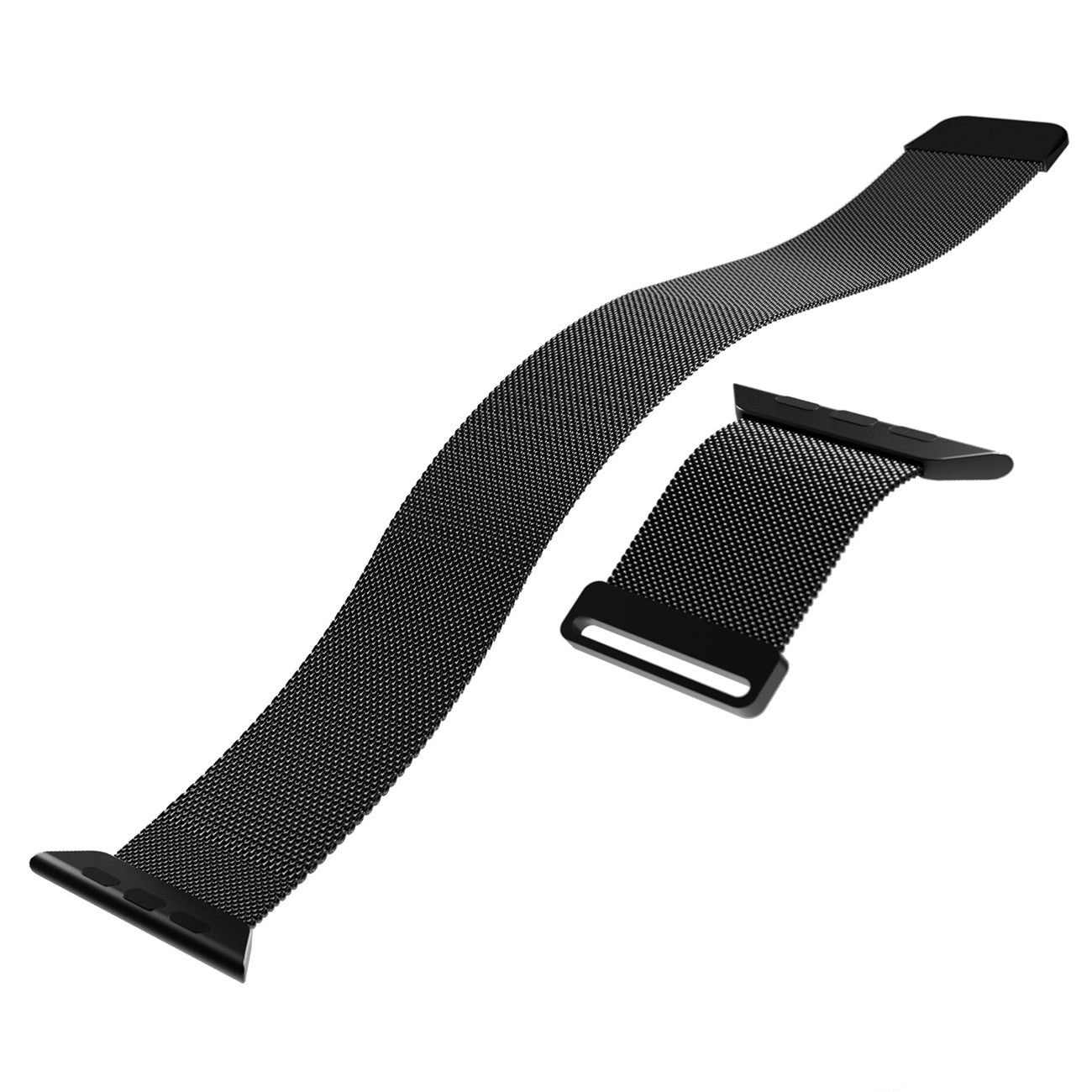 Puro 'MILANESE' laikrodžio dirželis Apple Watch 42-44-45-49m, juodas -- Apple Watch