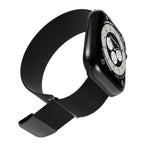 Puro 'MILANESE' laikrodžio dirželis Apple Watch 42-44-45-49m, juodas -- Apple Watch