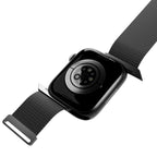 Puro 'MILANESE' laikrodžio dirželis Apple Watch 42-44-45-49m, juodas -- Apple Watch
