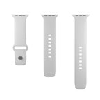 Puro Icon silikoninis dirželis Apple Watch 42 / 44 / 45 / 49 mm - Baltas (2 vnt.) -- Apple Watch