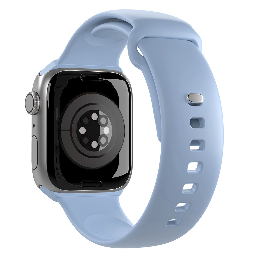 Puro Icon silikoninis dirželis Apple Watch 42 / 44 / 45 / 49 mm - Šviesiai mėlynas (2 vnt.) -- Apple Watch