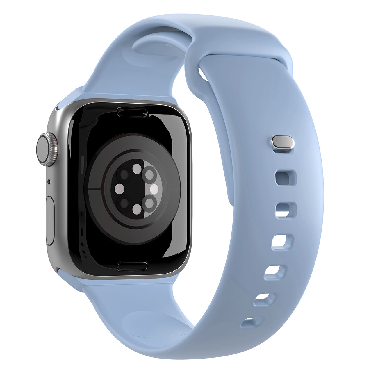 Puro Icon silikoninis dirželis Apple Watch 42 / 44 / 45 / 49 mm - Šviesiai mėlynas (2 vnt.) -- Apple Watch