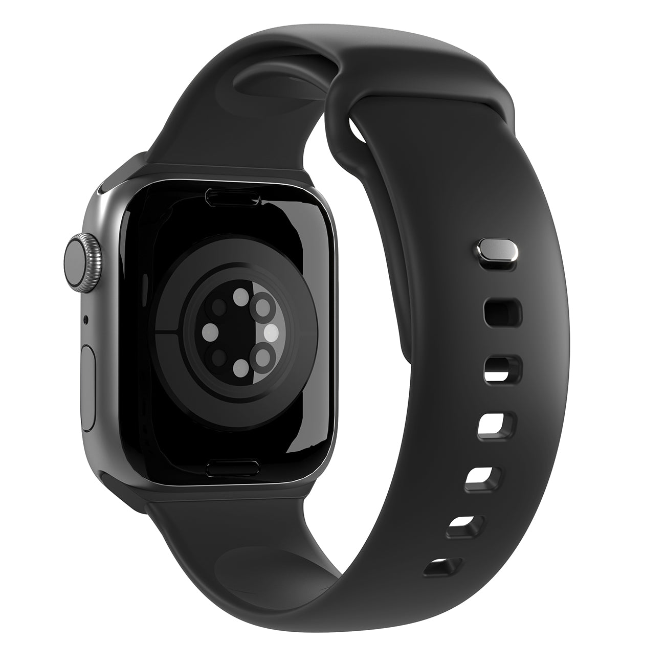 Puro Icon silikoninis dirželis Apple Watch 42 / 44 / 45 / 49 mm - Juodas (2 vnt.) -- Apple Watch