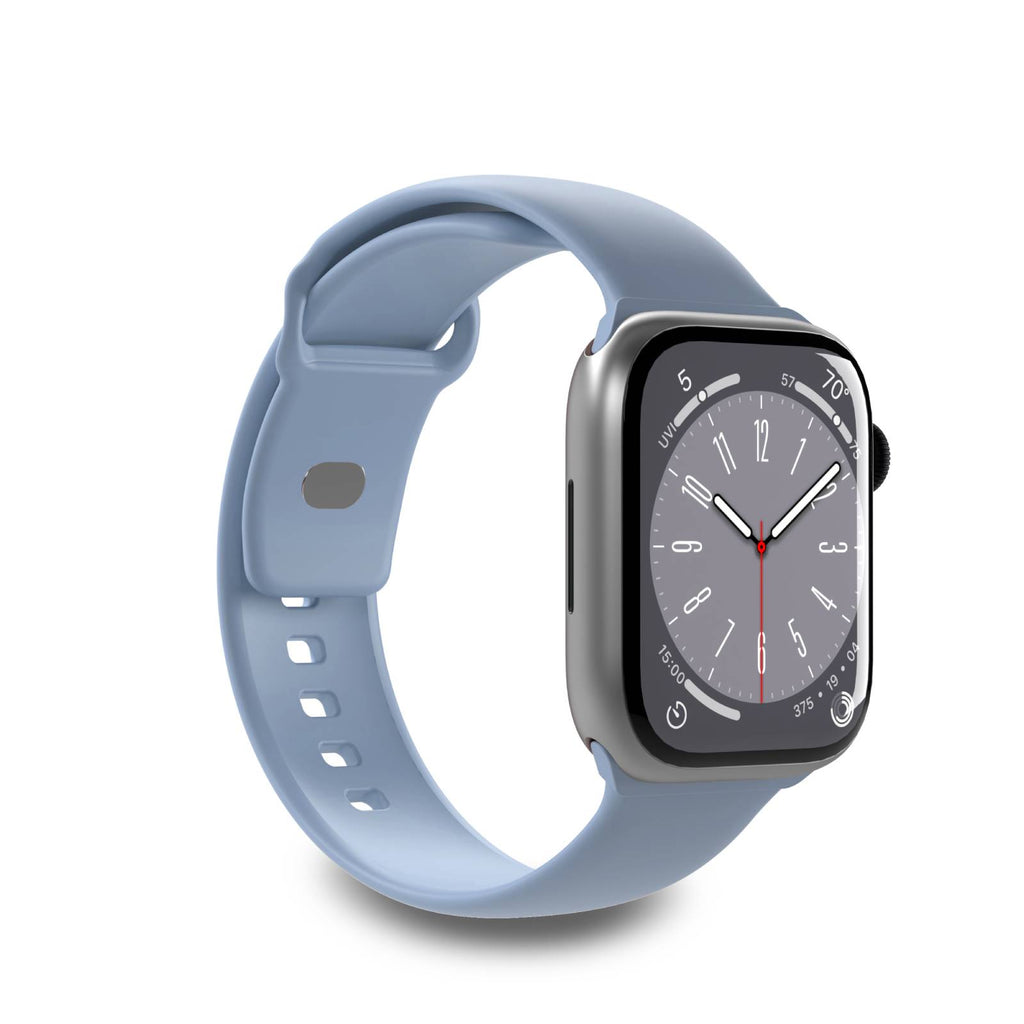 Puro Icon silikoninis dirželis Apple Watch 38 / 40 / 41 mm - šviesiai mėlynas (2 vnt.) -- Apple Watch