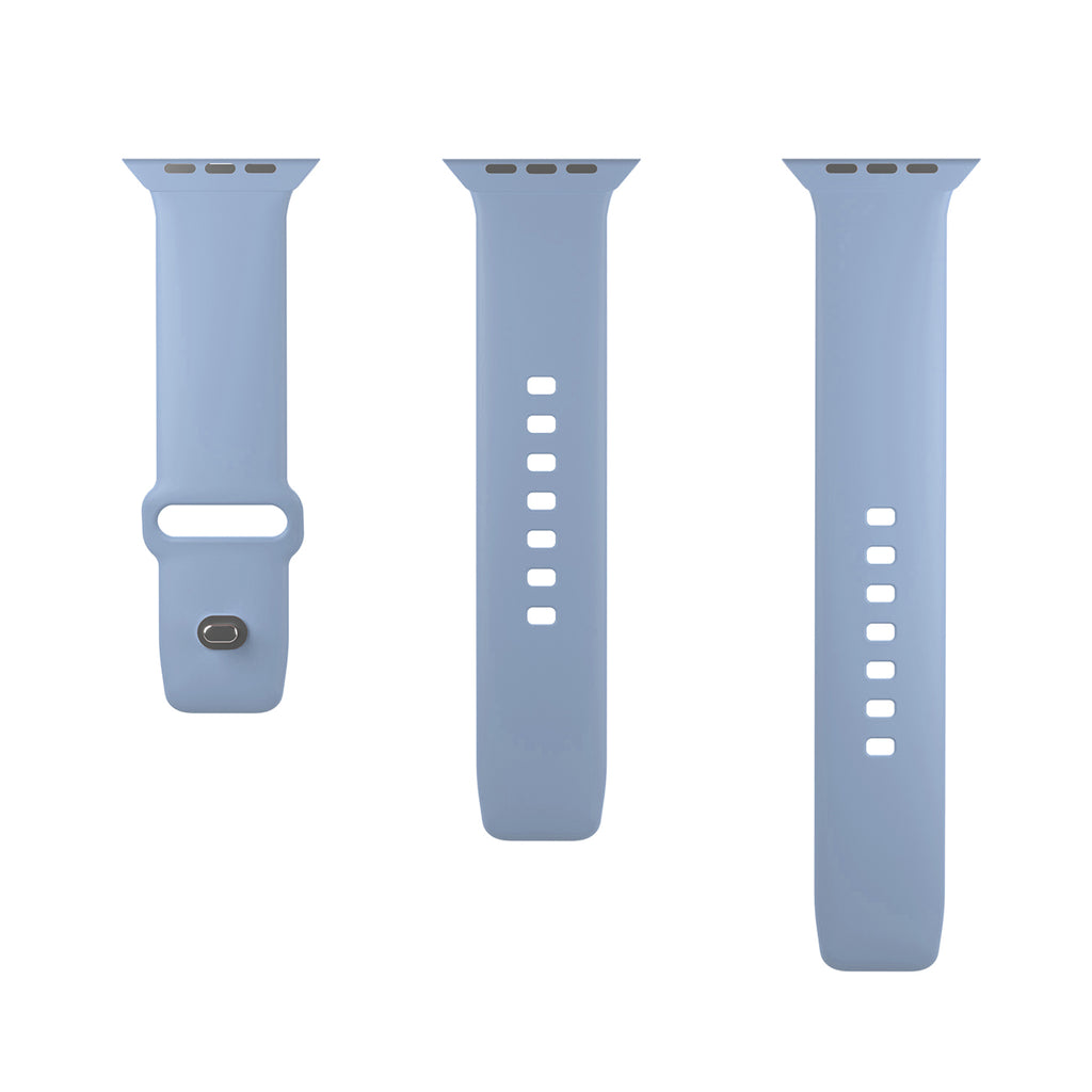 Puro Icon silikoninis dirželis Apple Watch 38 / 40 / 41 mm - šviesiai mėlynas (2 vnt.) -- Apple Watch