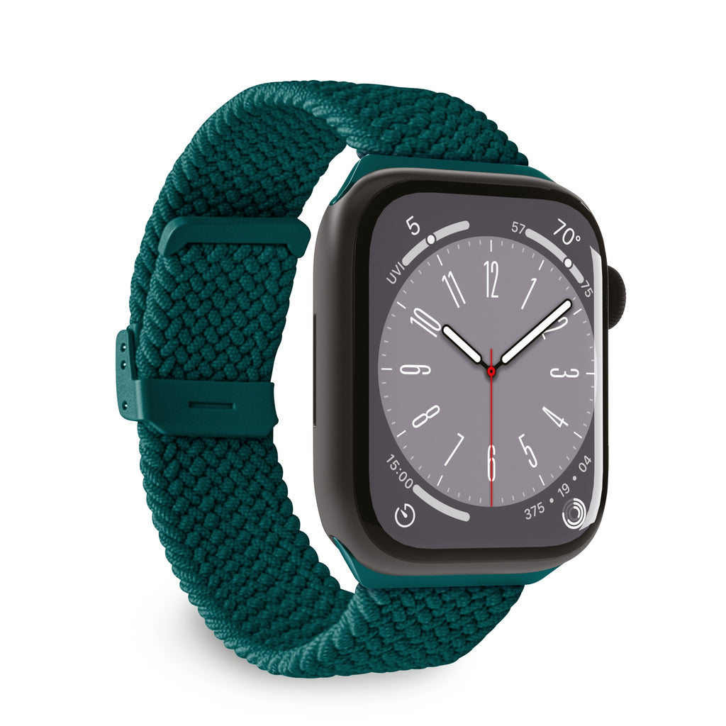Puro Loop nailoninis dirželis Apple Watch 42 / 44 / 45 / 49 mm - tamsiai žalias -- Apple Watch