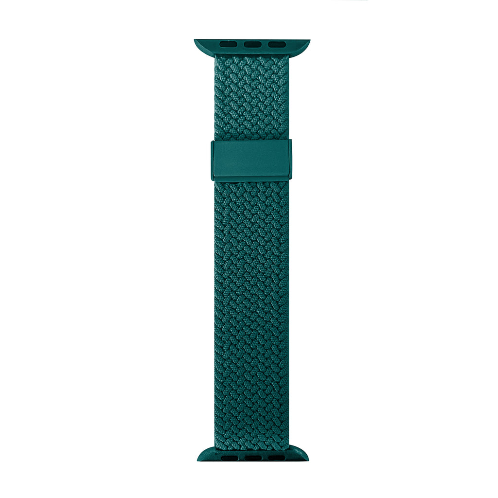 Puro Loop nailoninis dirželis Apple Watch 42 / 44 / 45 / 49 mm - tamsiai žalias -- Apple Watch