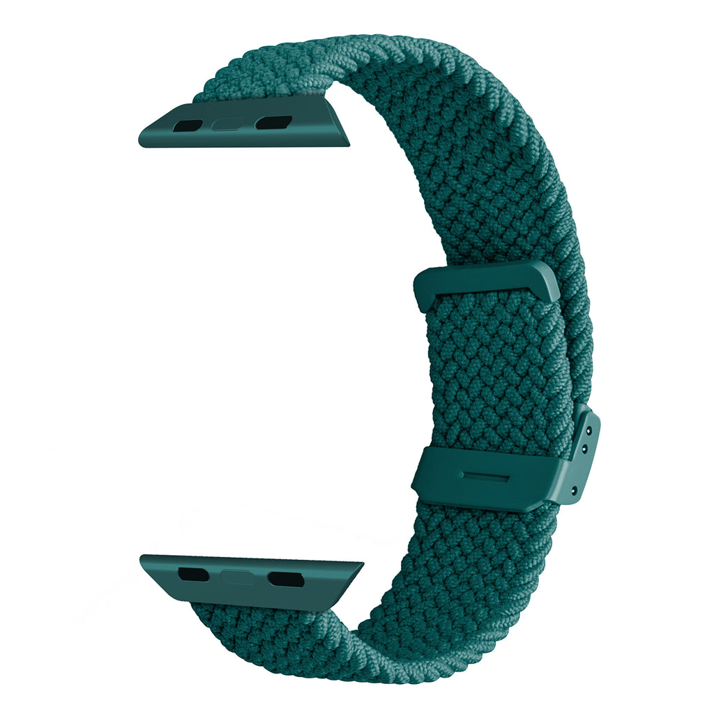 Puro Loop nailoninis dirželis Apple Watch 42 / 44 / 45 / 49 mm - tamsiai žalias -- Apple Watch