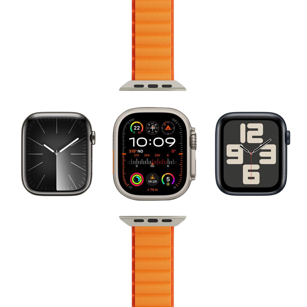 Puro Extreme nailoninis dirželis Apple Watch 42 / 44 / 45 / 49 mm - oranžinis -- Apple Watch