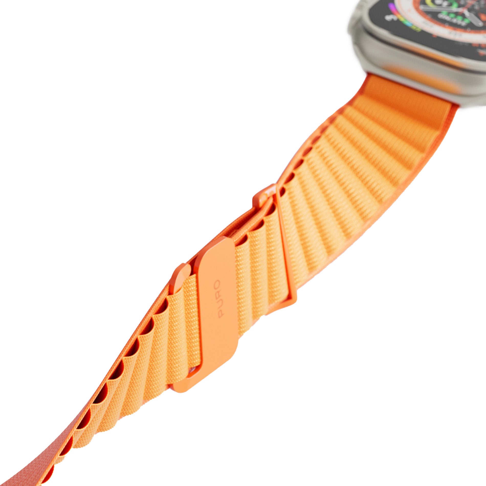 Puro Extreme nailoninis dirželis Apple Watch 42 / 44 / 45 / 49 mm - oranžinis -- Apple Watch