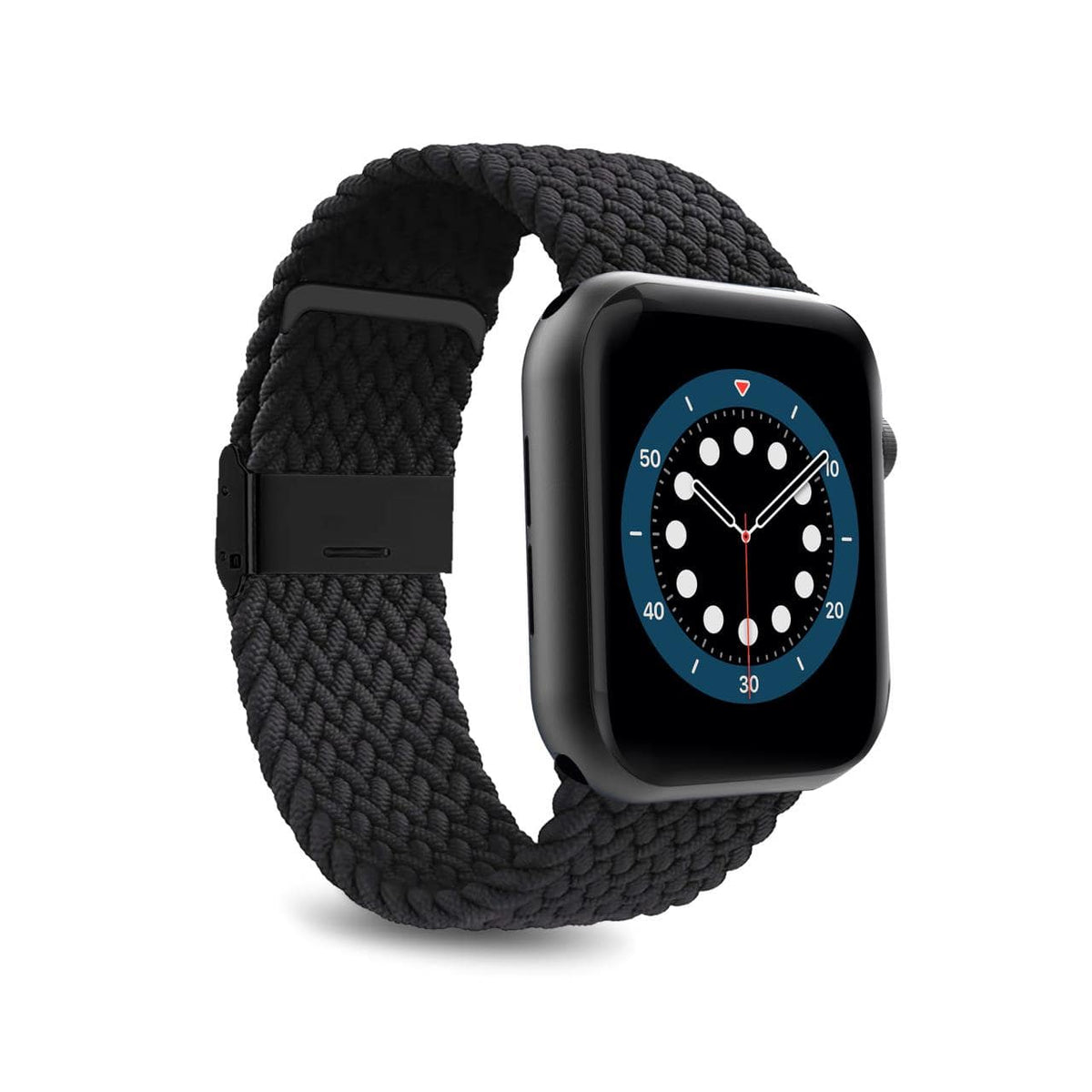Puro Loop nailoninis dirželis Apple Watch 38 / 40 / 41 mm - juodas -- Apple Watch