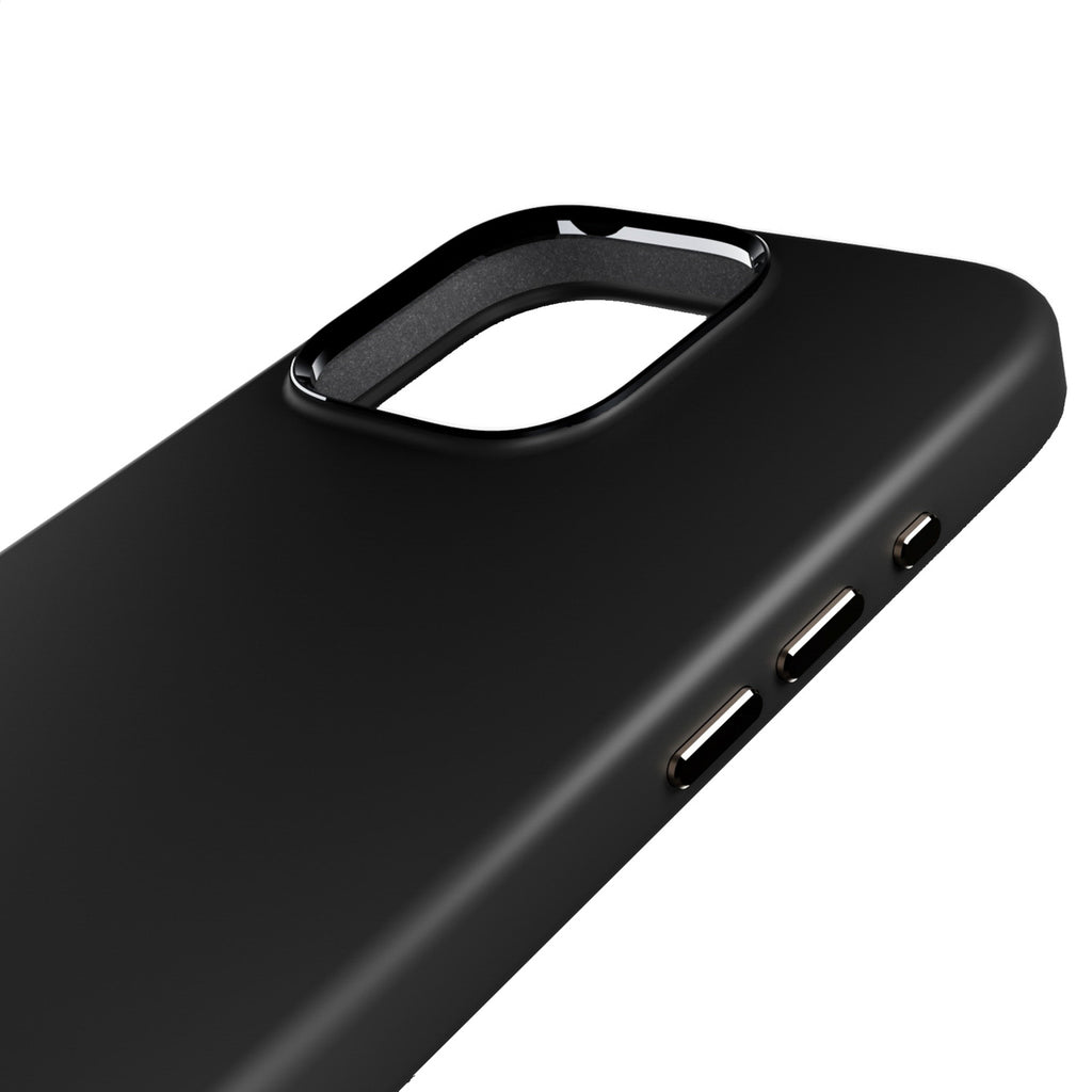 Puro Icon Mag Pro MagSafe silikoninis dėklas skirtas iPhone 16 Pro - juodas -- iPhone 16 Pro