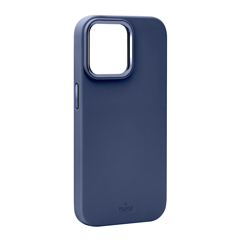 Puro Icon Mag Pro MagSafe Silikoninė dėžutė iPhone 15 Pro Max - Tamsiai mėlyna -- iPhone 15 Pro Max