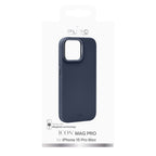 Puro Icon Mag Pro MagSafe Silikoninė dėžutė iPhone 15 Pro Max - Tamsiai mėlyna -- iPhone 15 Pro Max