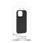 Puro Icon Mag Pro MagSafe Silikoninė dėžutė iPhone 15 Pro Max - Juoda -- iPhone 15 Pro Max
