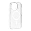 Puro MagSafe silikoninis dėklas iPhone 15 Pro – skaidrus